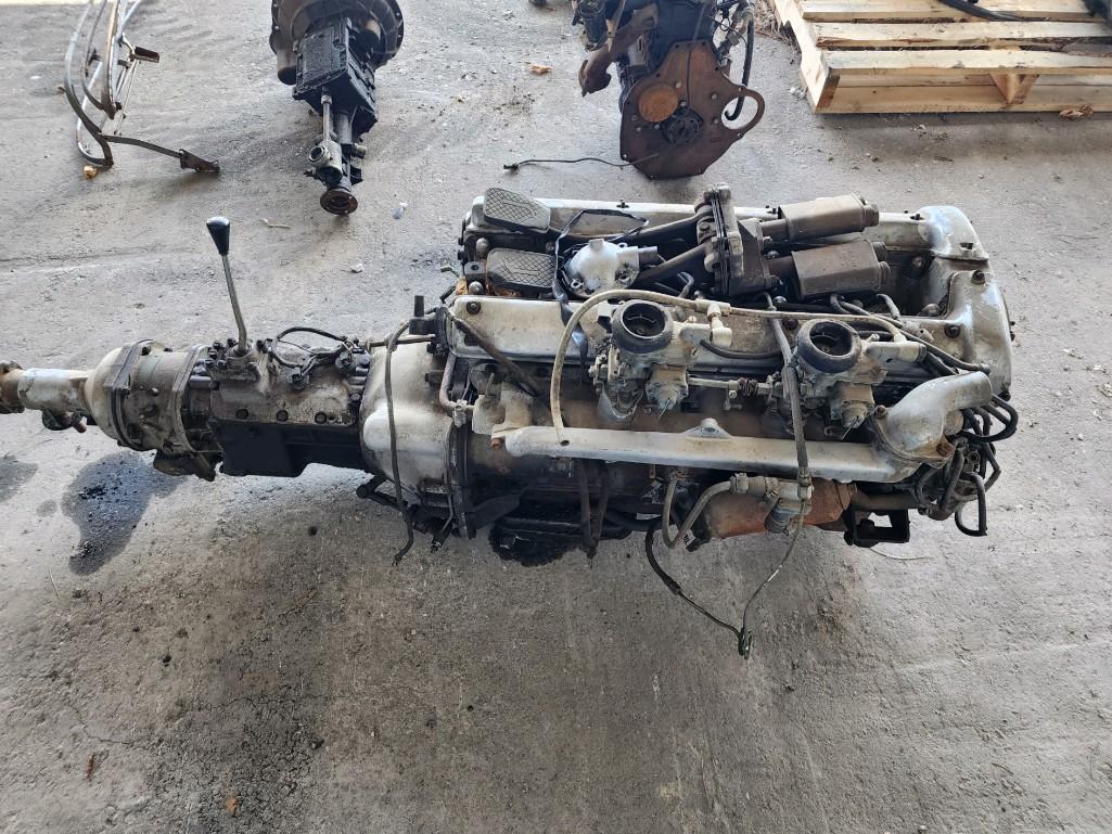 3.4 Liter Jaguar Engine with 4 Speed Transmission and Electric Overdrive - SELLING NO RESERVE