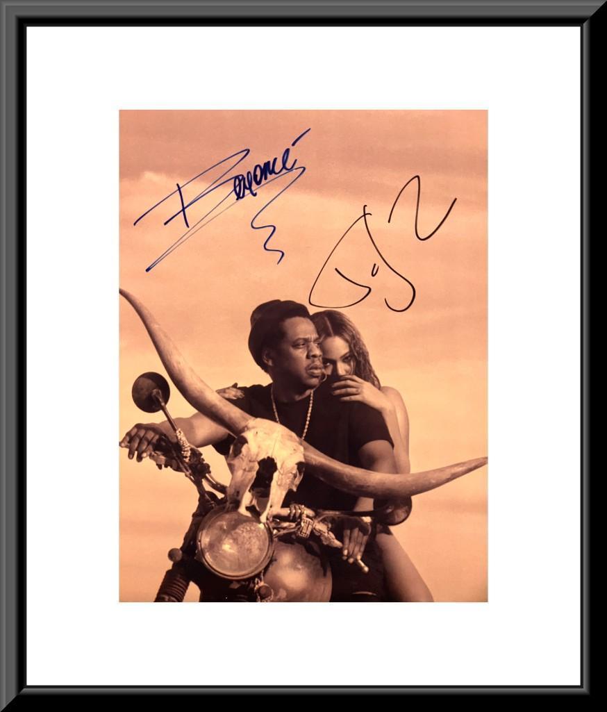 Jay-Z And Beyonce Signed Photo - Selling No Reserve!