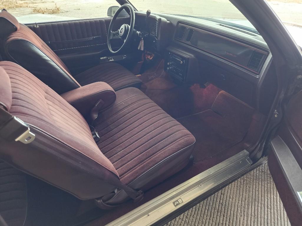 1987 Chevrolet Monte Carlo SS Aero Coupe - SELLING NO RESERVE!