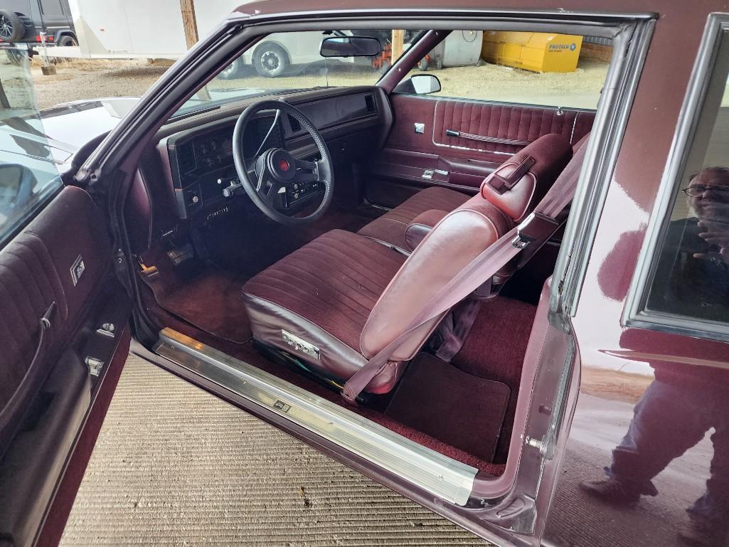 1987 Chevrolet Monte Carlo SS Aero Coupe - SELLING NO RESERVE!