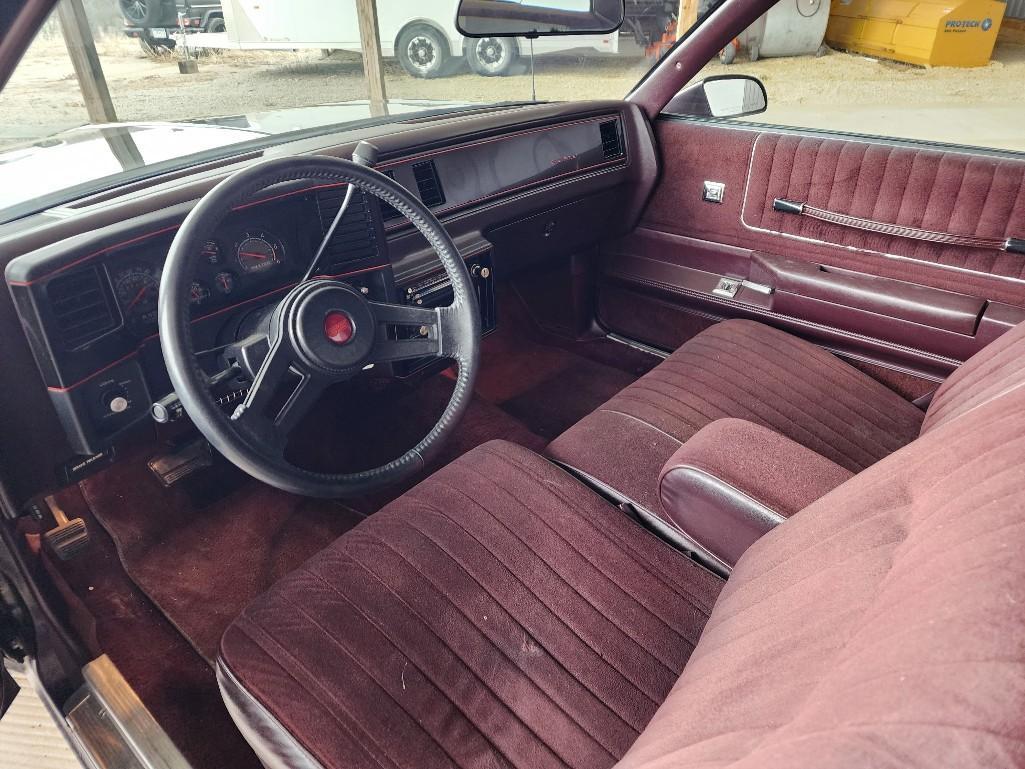 1987 Chevrolet Monte Carlo SS Aero Coupe - SELLING NO RESERVE!