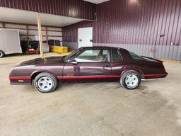 1987 Chevrolet Monte Carlo SS Aero Coupe - SELLING NO RESERVE!
