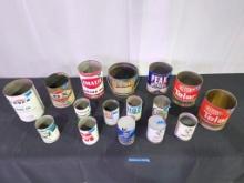 Oil & Lubricant Can Collection - SELLING NO RESERVE