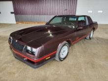 1987 Chevrolet Monte Carlo SS Aero Coupe - SELLING NO RESERVE!