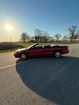 1997 Chrysler Sebring Convertible - SELLING NO RESERVE