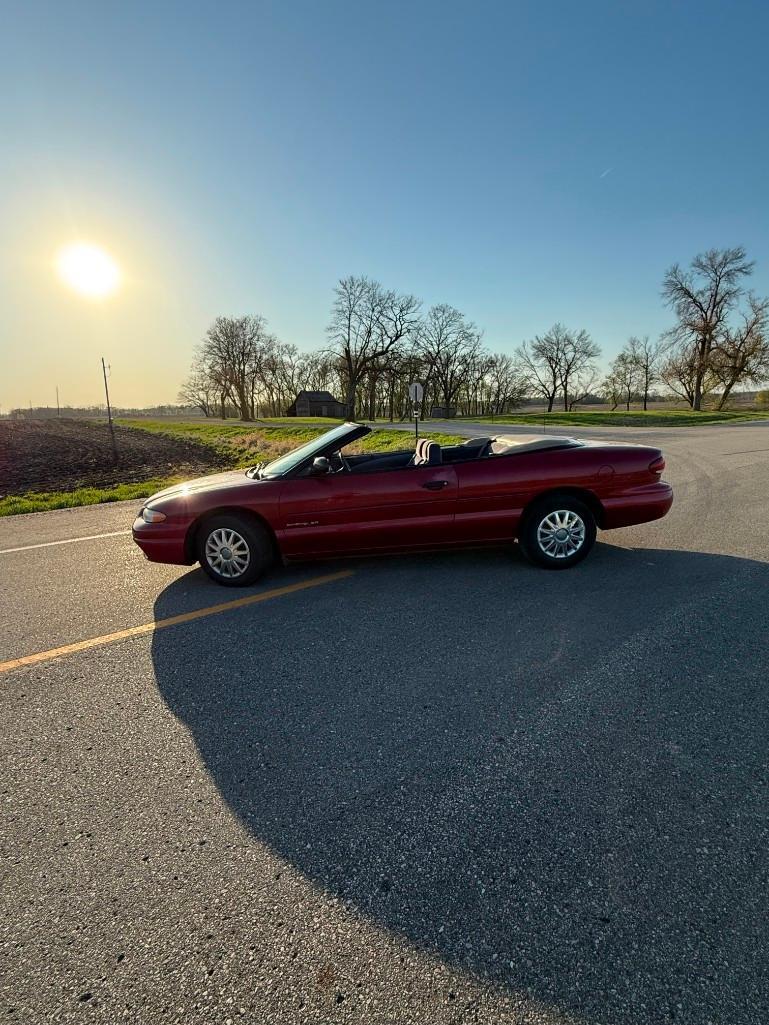 1997 Chrysler Sebring Convertible - SELLING NO RESERVE