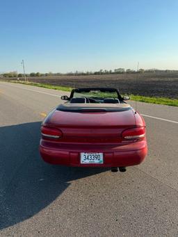 1997 Chrysler Sebring Convertible - SELLING NO RESERVE