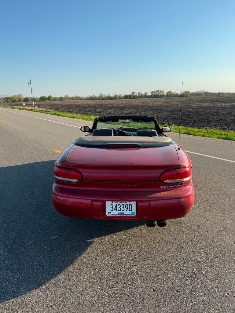 1997 Chrysler Sebring Convertible - SELLING NO RESERVE
