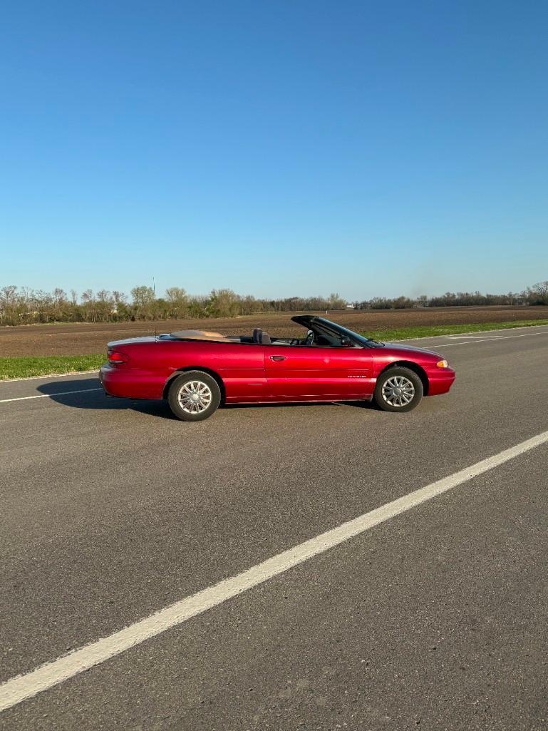 1997 Chrysler Sebring Convertible - SELLING NO RESERVE