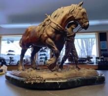 "The Morning Hitch" Sculptor: J. Paul Nesse