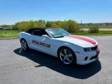 2011 Chevrolet Camaro Convertible Indy Pace Car - SELLING NO RESERVE