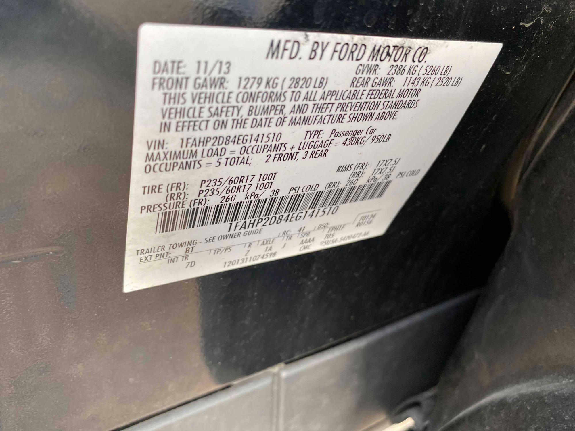 2014 Ford Taurus