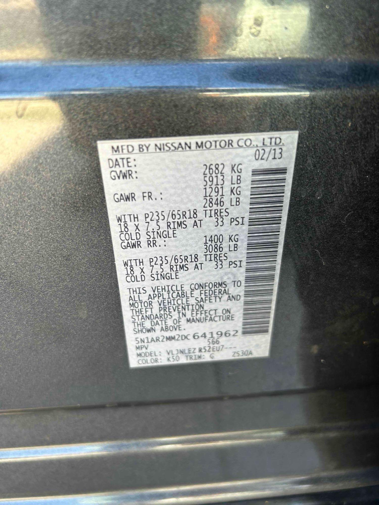 2013 Nissan Pathfinder