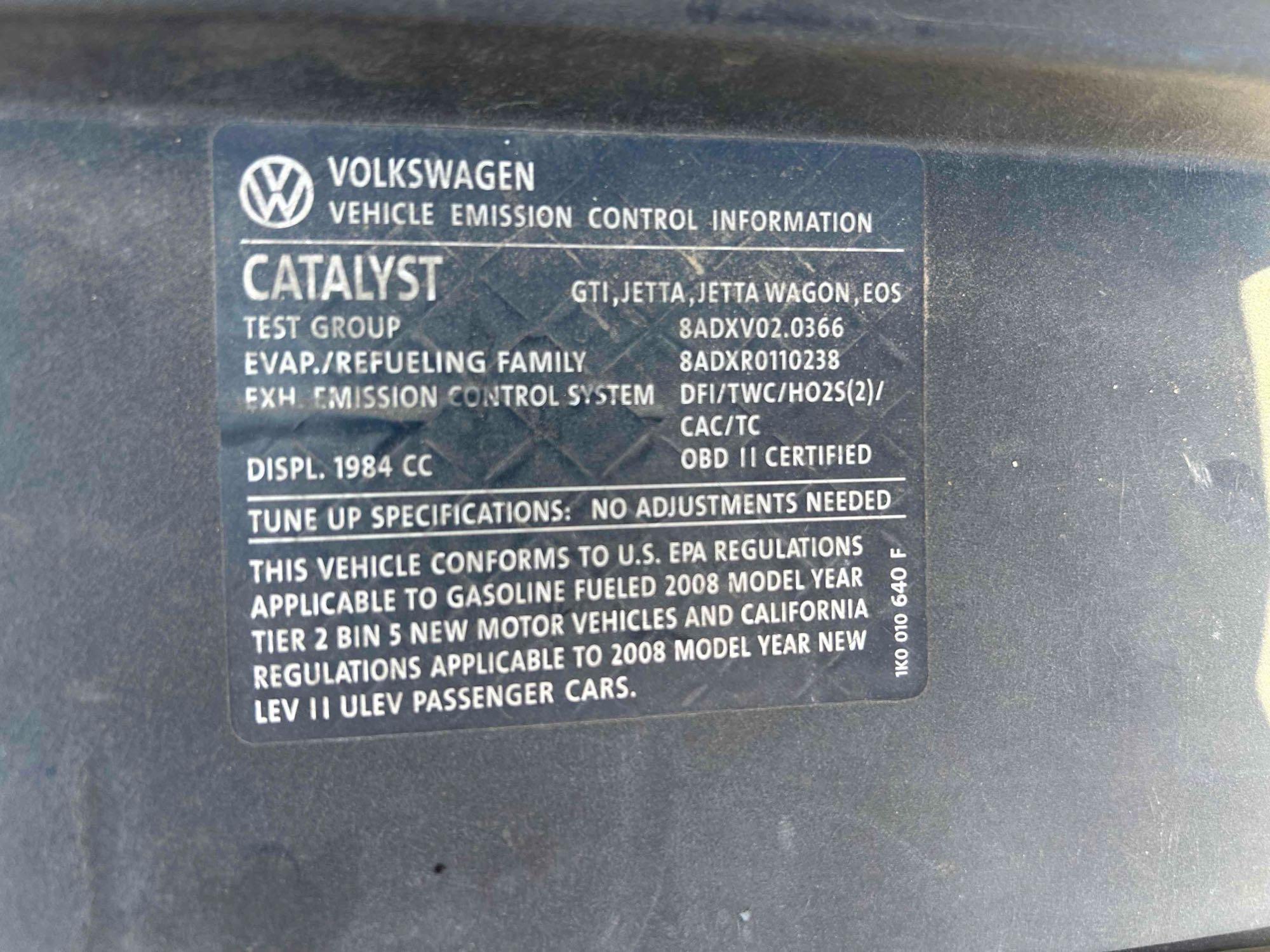 2008 Volkswagen Eos