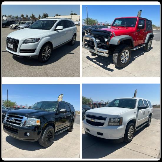 CAR AUCTION - END OF THE MONTH SALE!