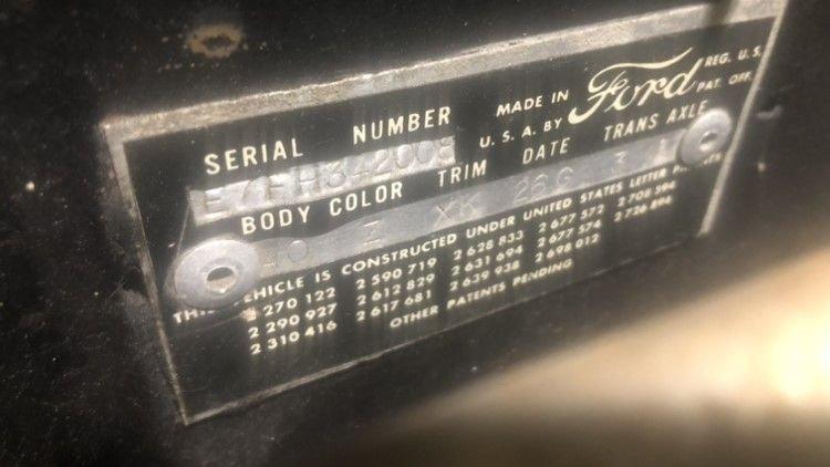 1957 Ford Thunderbird E-Code