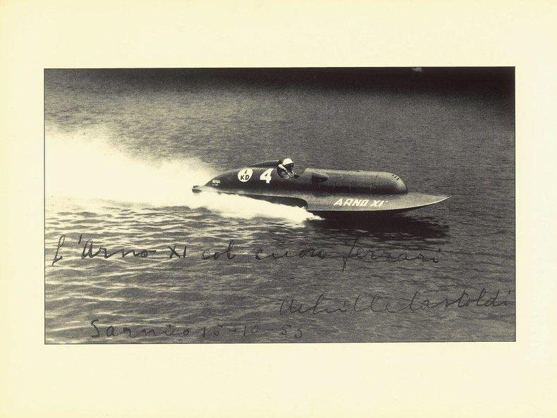 1952 Ferrari Timossi Racing The ARNO XI 800KG 3-Point Hydroplane