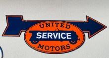 Porcelain Sign United Motors Service