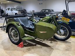 1960 Chang Jiang CJ750 Motorcycle with Sidecar