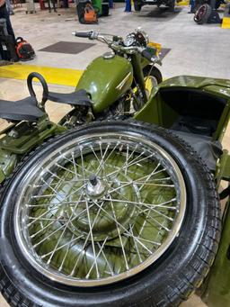 1960 Chang Jiang CJ750 Motorcycle with Sidecar