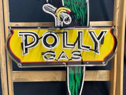 Neon Sign Polly Gas