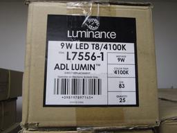 Luminance LED 9W T8 4800K Bulbs