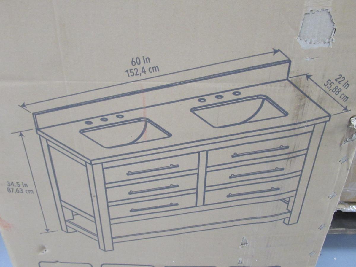 ALLEN + ROTH VANITY WITH TOP