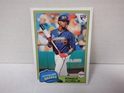 2018 TOPPS #212 RONALD ACUNA JR RC