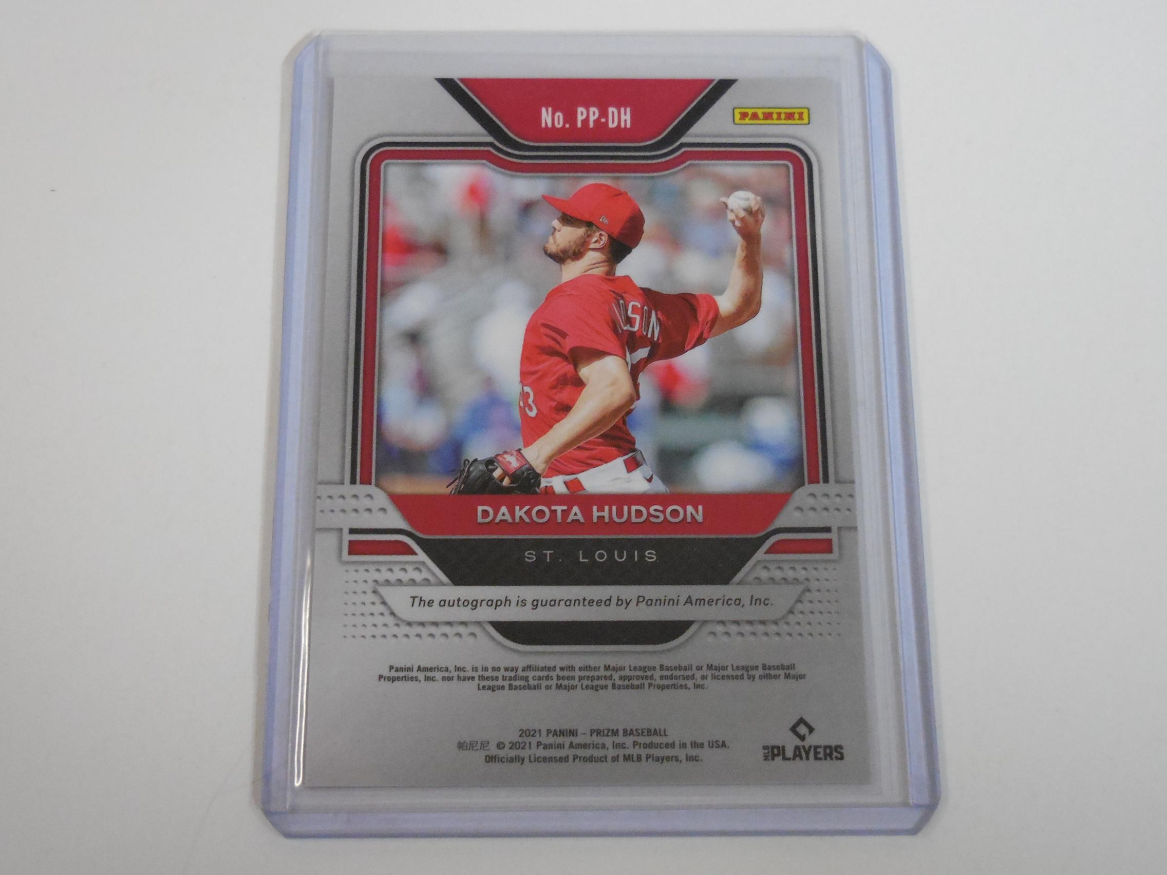 2021 PANINI PRIZM DAKOTA HUDSON AUTOGRAPH CARD CARDINALS