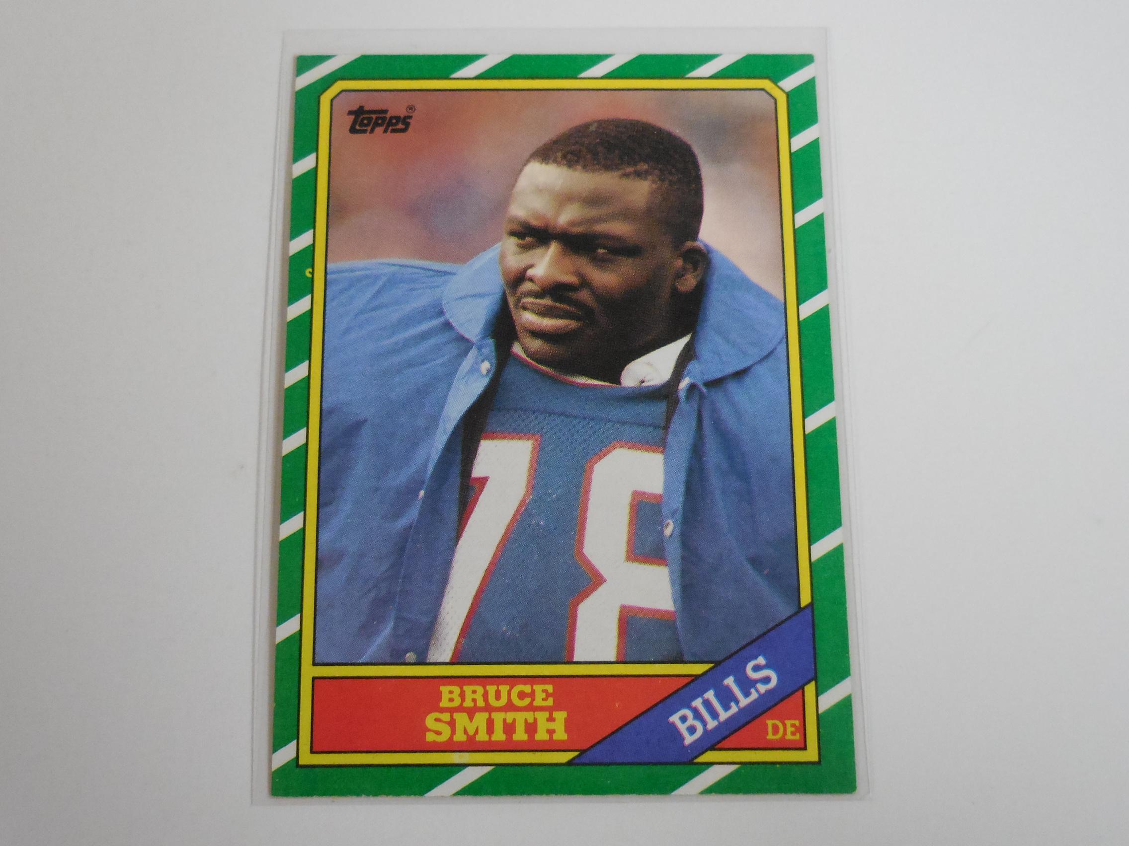 1986 TOPPS FOOTBALL BRUCE SMITH ROOKIE CARD BUFFALO BILLS RC