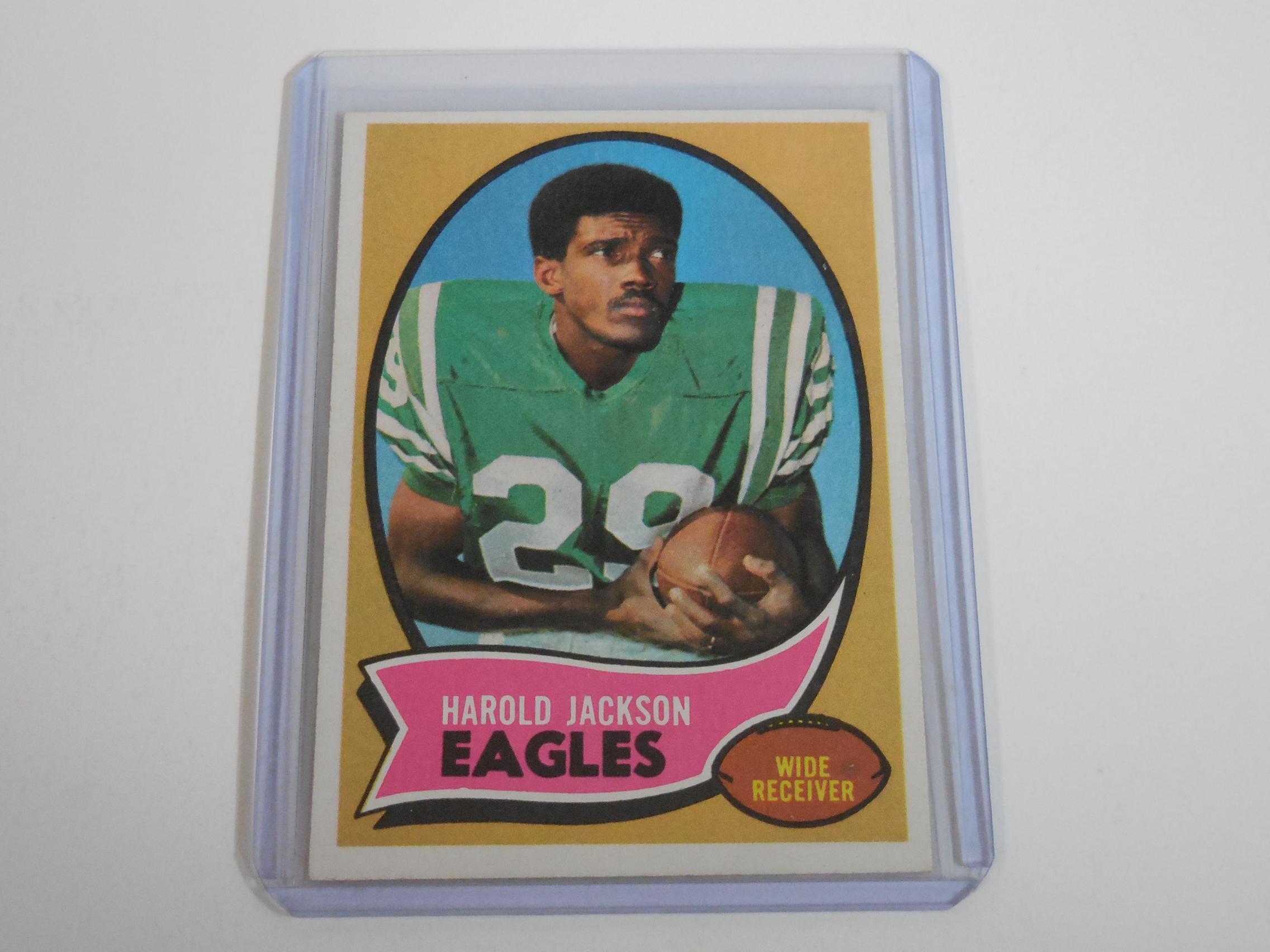 1970 TOPPS FOOTBALL #72 HAROLD JACKSON ROOKIE CARD EAGLES RC