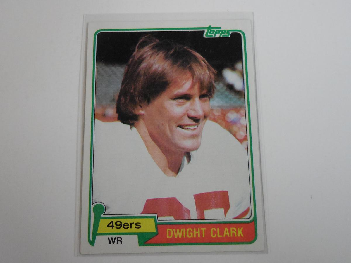 1981 TOPPS FOOTBALL DWIGHT CLARK ROOKIE CARD 49ERS RC