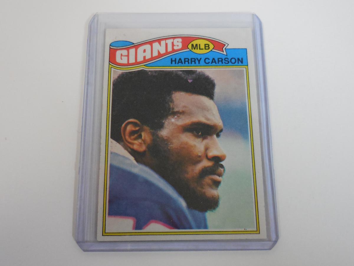 1977 TOPPS FOOTBALL #146 HARRY CARSON ROOKIE CARD HOF RC