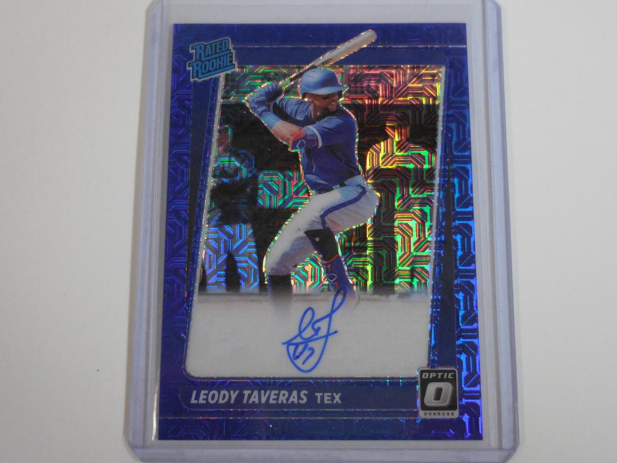 2021 DONRUSS OPTIC LEODY TAVARES AUTOGRAPHED ROOKIE CARD #D 26/99