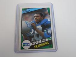 1984 TOPPS FOOTBALL CURT WARNER ROOKIE CARD SEAHAWKS RC