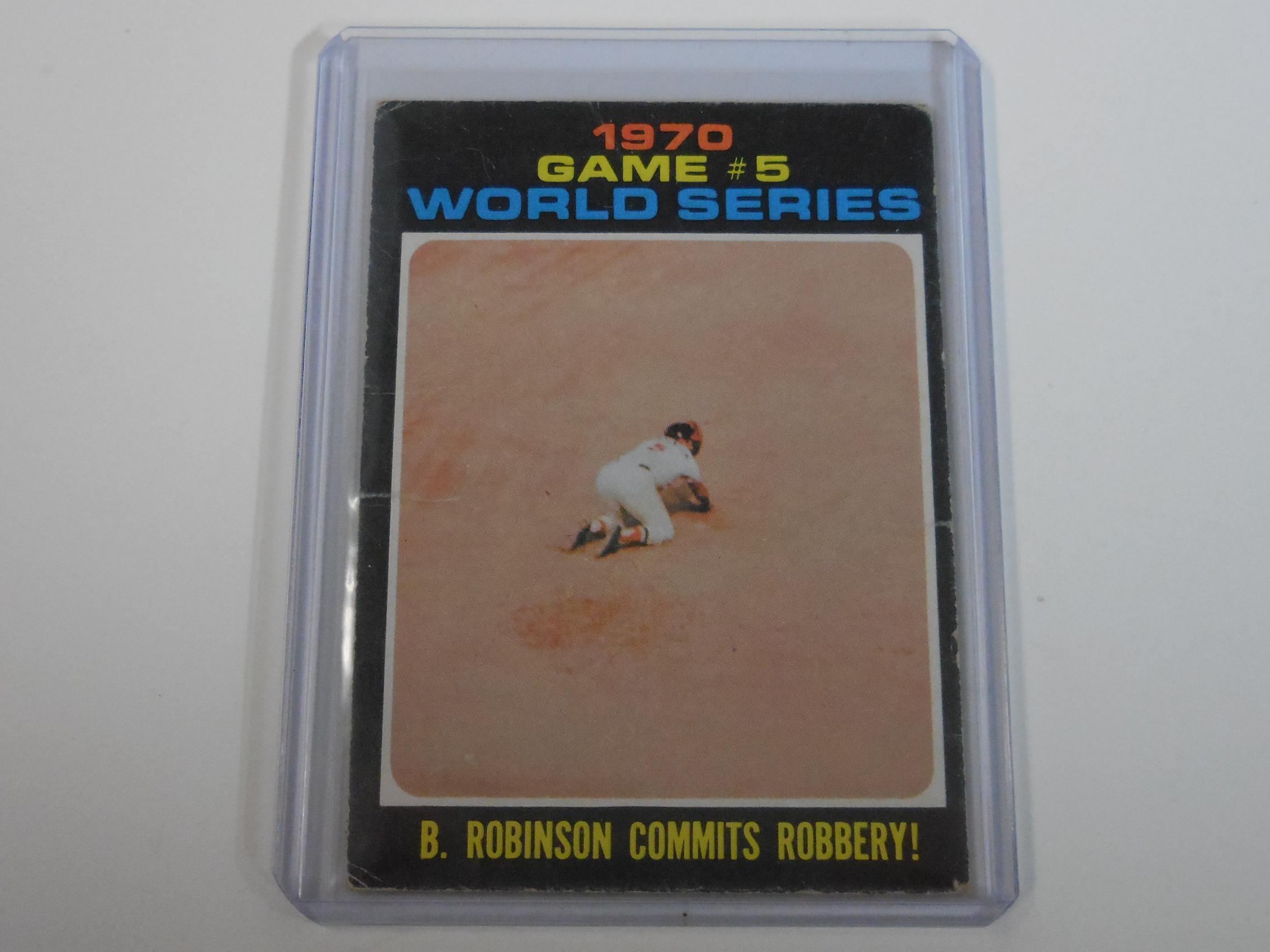 1971 TOPPS BASEBALL #331 BROOKS ROBINSON WORLD SERIES GAME 5