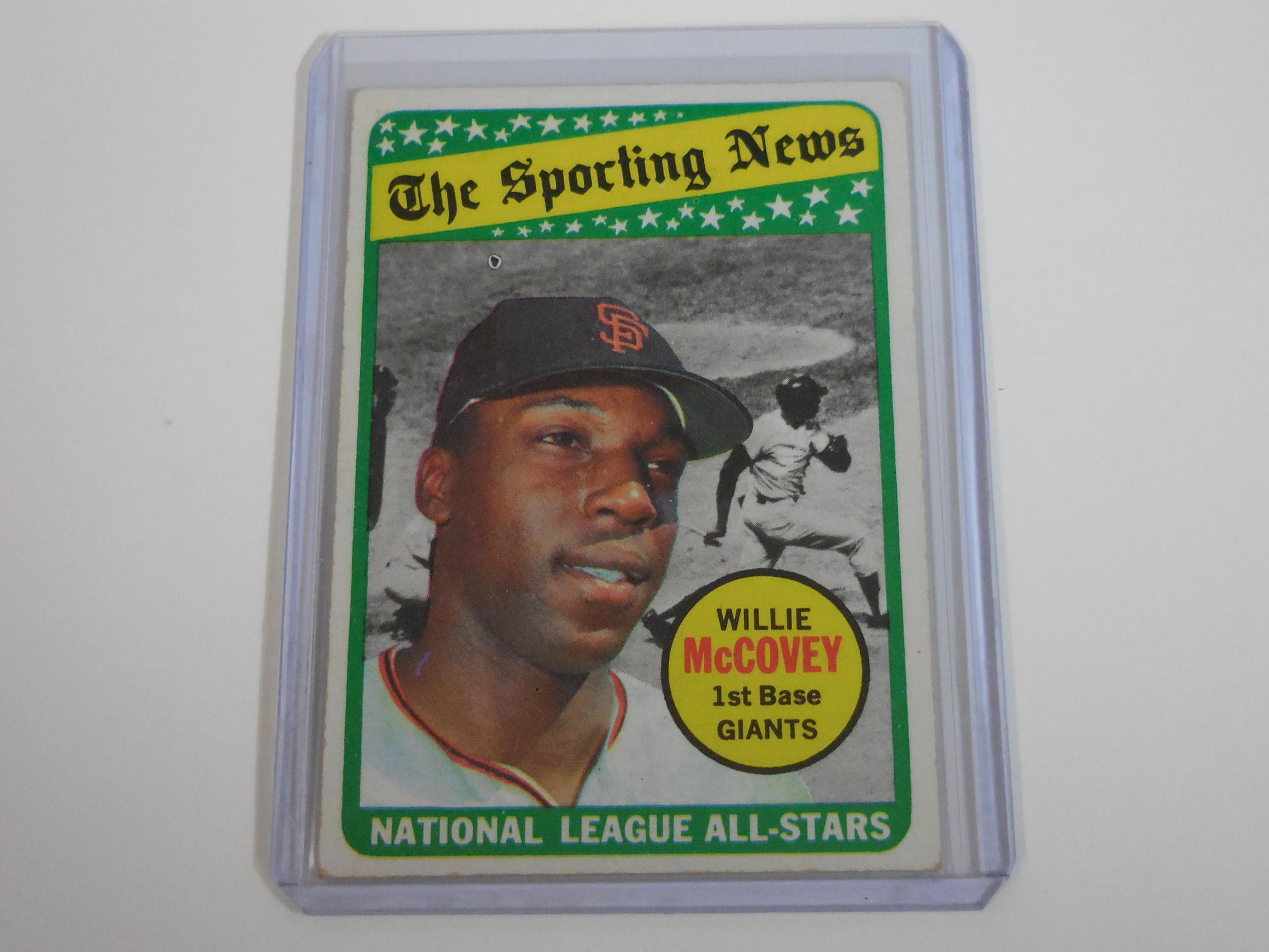 1969 TOPPS BASEBALL #416 WILLIE MCCOVEY ALL STAR GIANTS