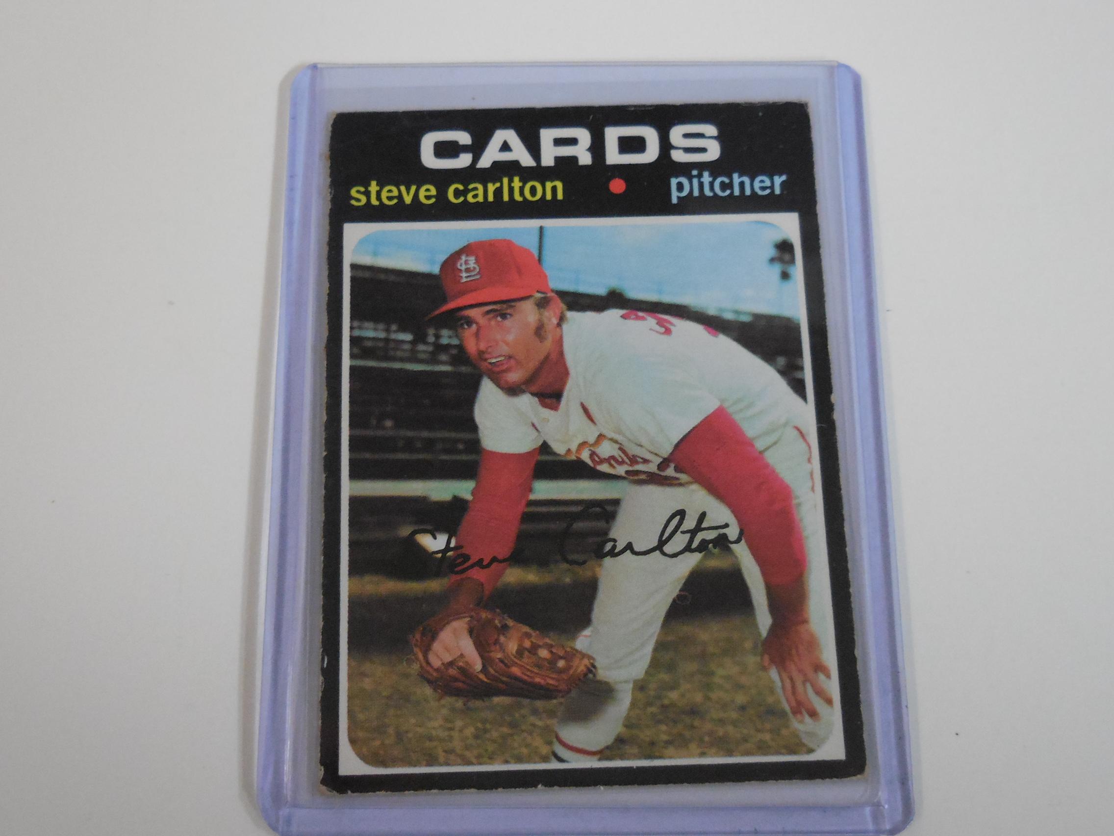 1971 TOPPS BASEBALL #55 STEVE CARLTON ST LOUIS CARDINALS