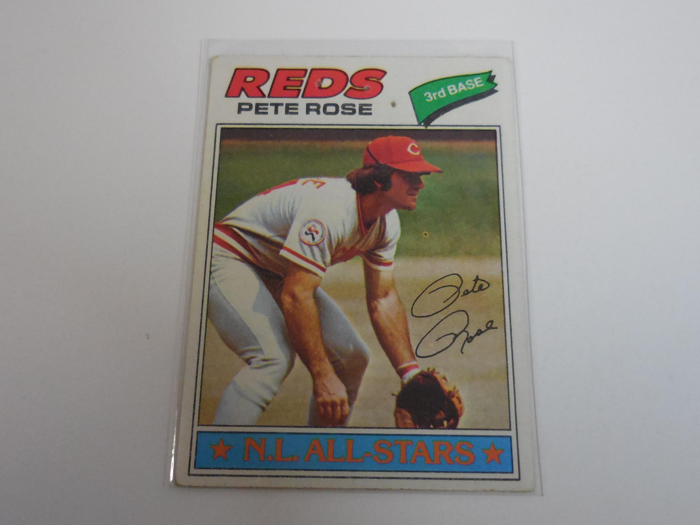 1977 TOPPS BASEBALL #450 PETE ROSE CINCINNATI REDS