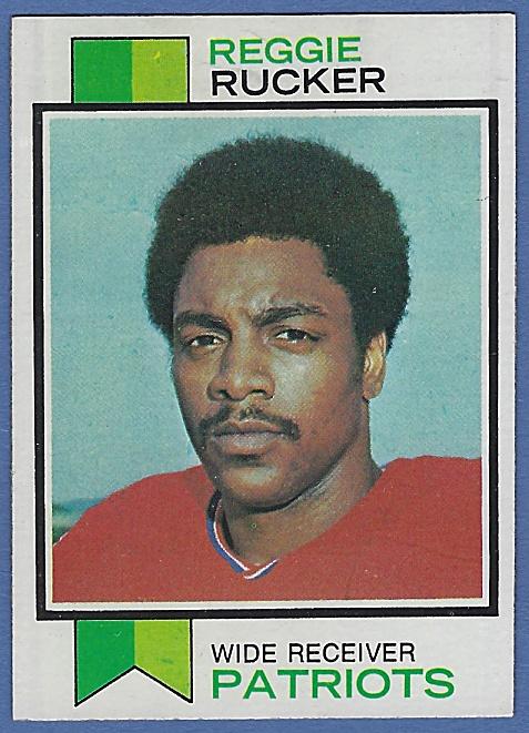 Sharp 1973 Topps #517 Reggie Rucker RC New England Patriots
