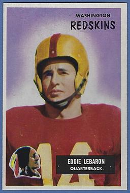High Grade 1955 Bowman #26 Eddie LeBaron Washington Redskins