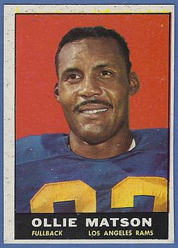 1961 Topps #50 Ollie Matson Los Angeles Rams