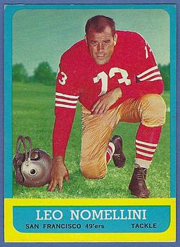1963 Fleer #143 Leo Nomellini San Francisco 49ers