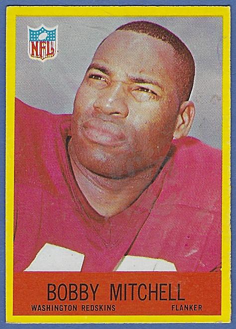 Nice 1967 Philadelphia #186 Bobby Mitchell Washington Redskins