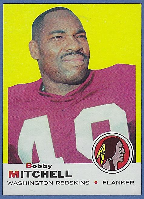 Sharp 1969 Topps #114 Bobby Mitchell Washington Redskins