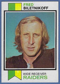 1973 Topps #320 Fred Biletnikoff Oakland Raiders