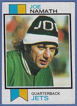 1973 Topps #400 Joe Namath New York Jets