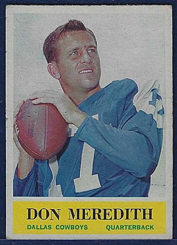 1964 Philadelphia #51 Don Meredith Dallas Cowboys