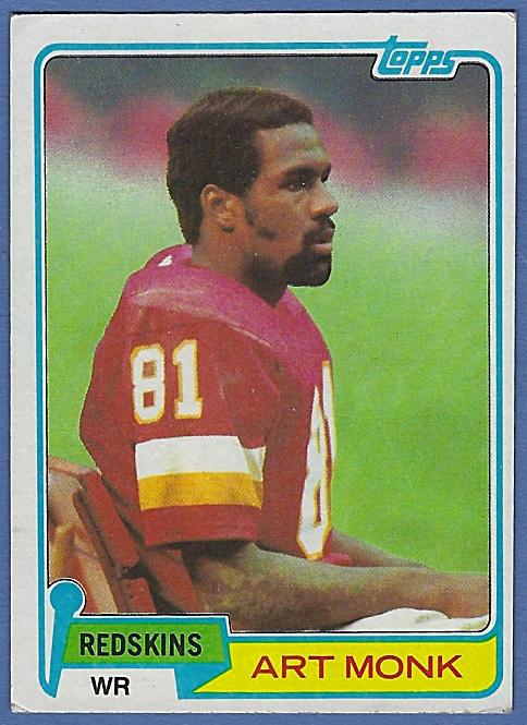 1981 Topps #194 Art Monk RC Washington Redskins