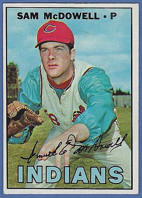 1967 Topps #295 Sam McDowell Cleveland Indians